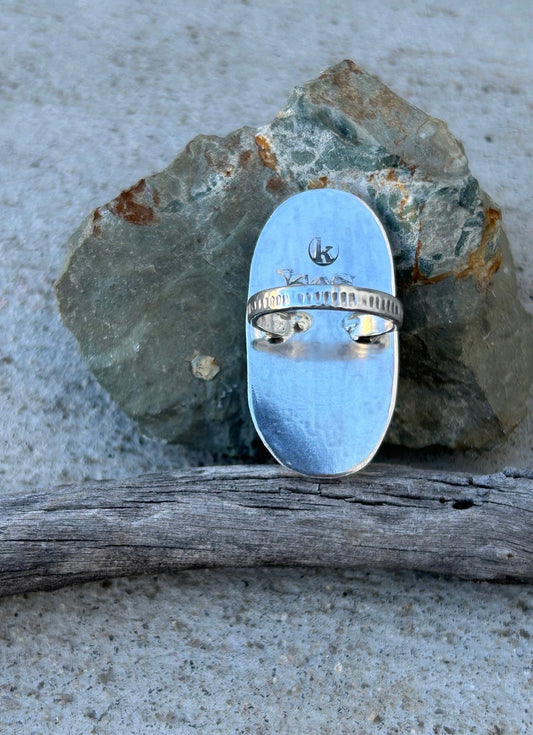 Blue Lace Agate Ring