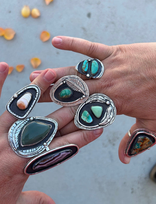 Royston Turquoise Shadowbox Ring