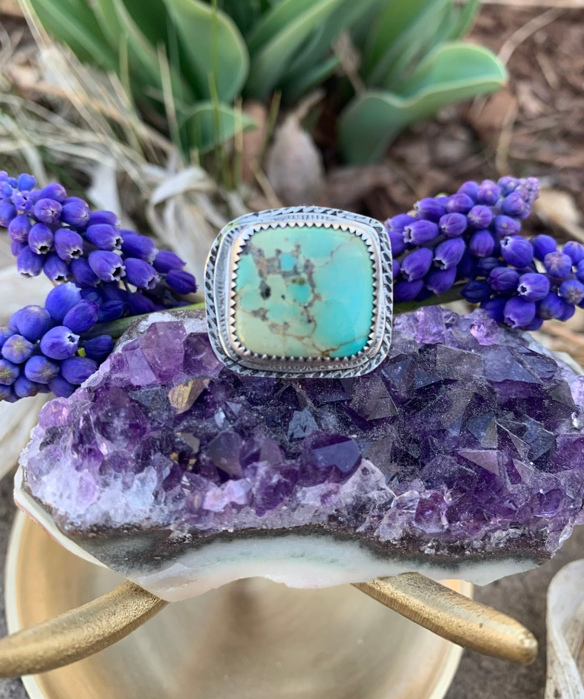 Royston Turquoise & Grape Hyacinth