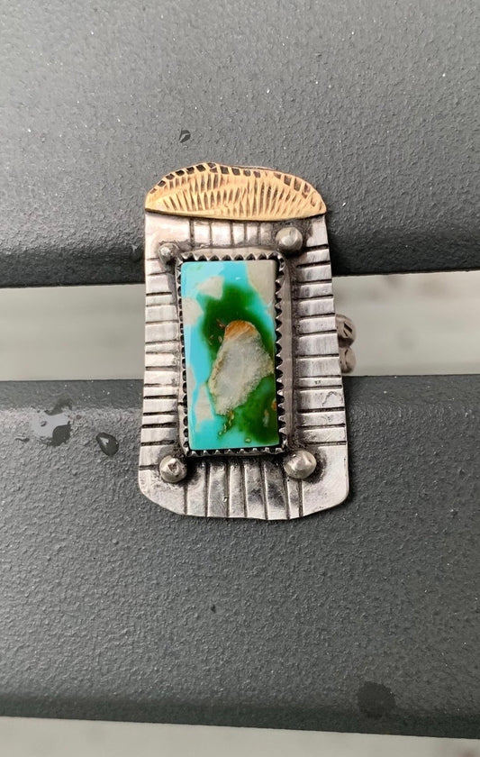 Pilot Mountain Turquoise Ring