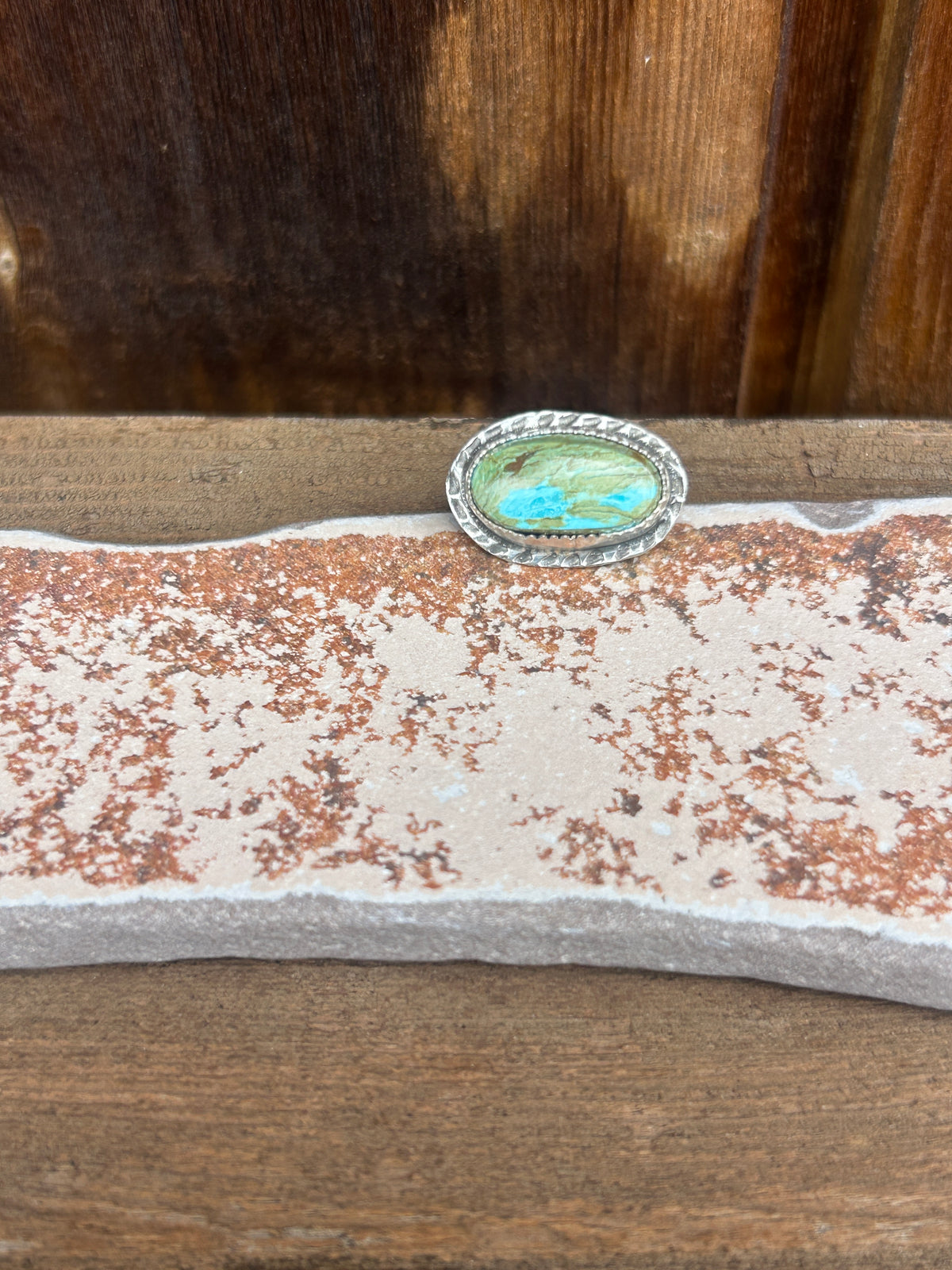 Horizontal Turquoise Ring