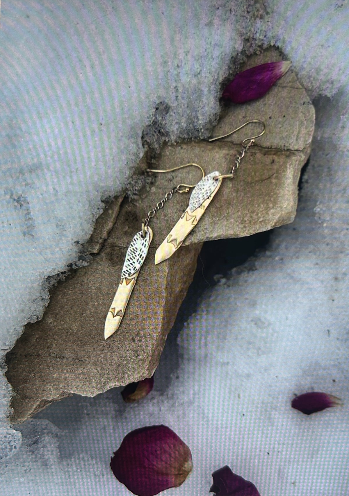Silver & Brass Earrings