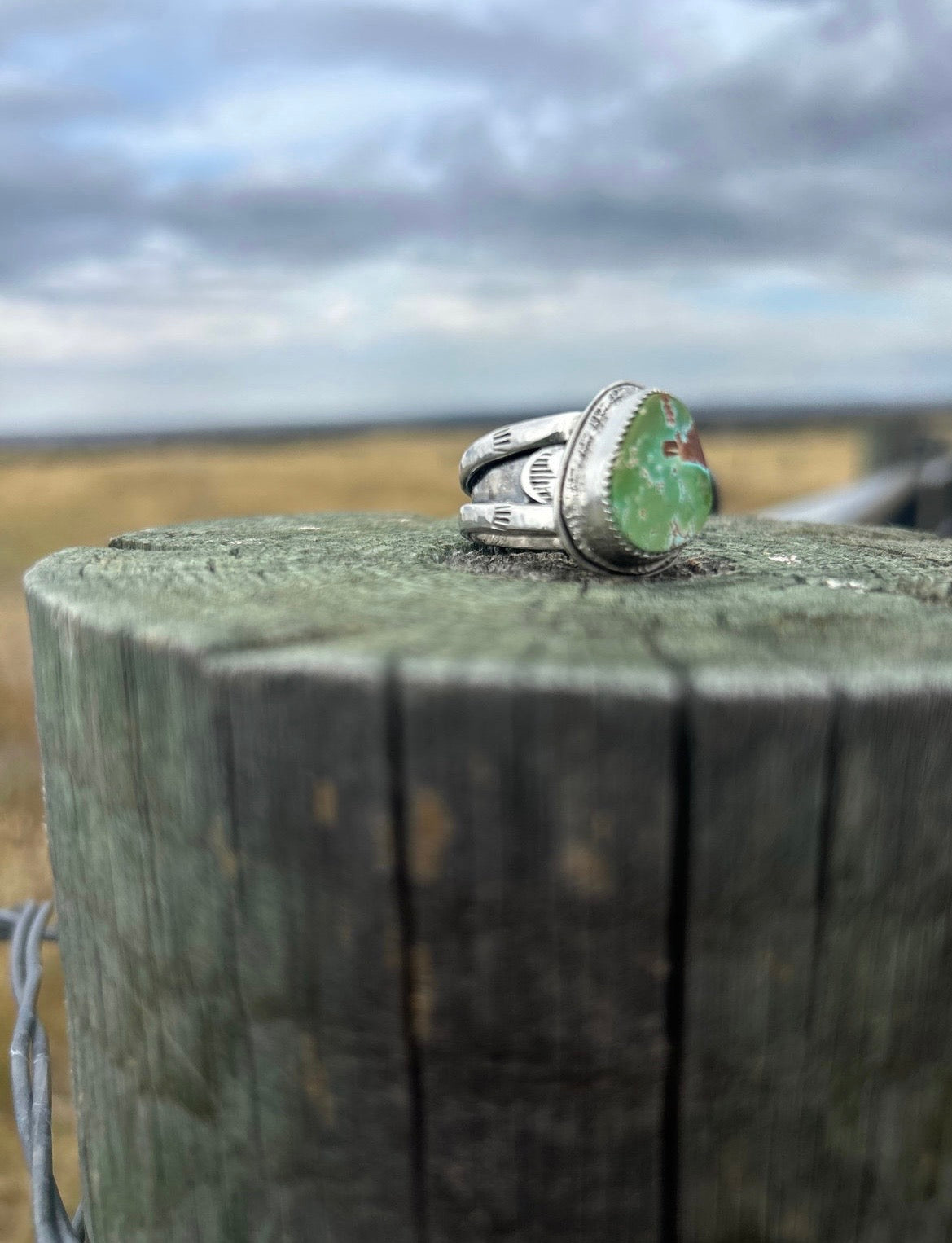 Men’s Pilot Mountain Turquoise Ring
