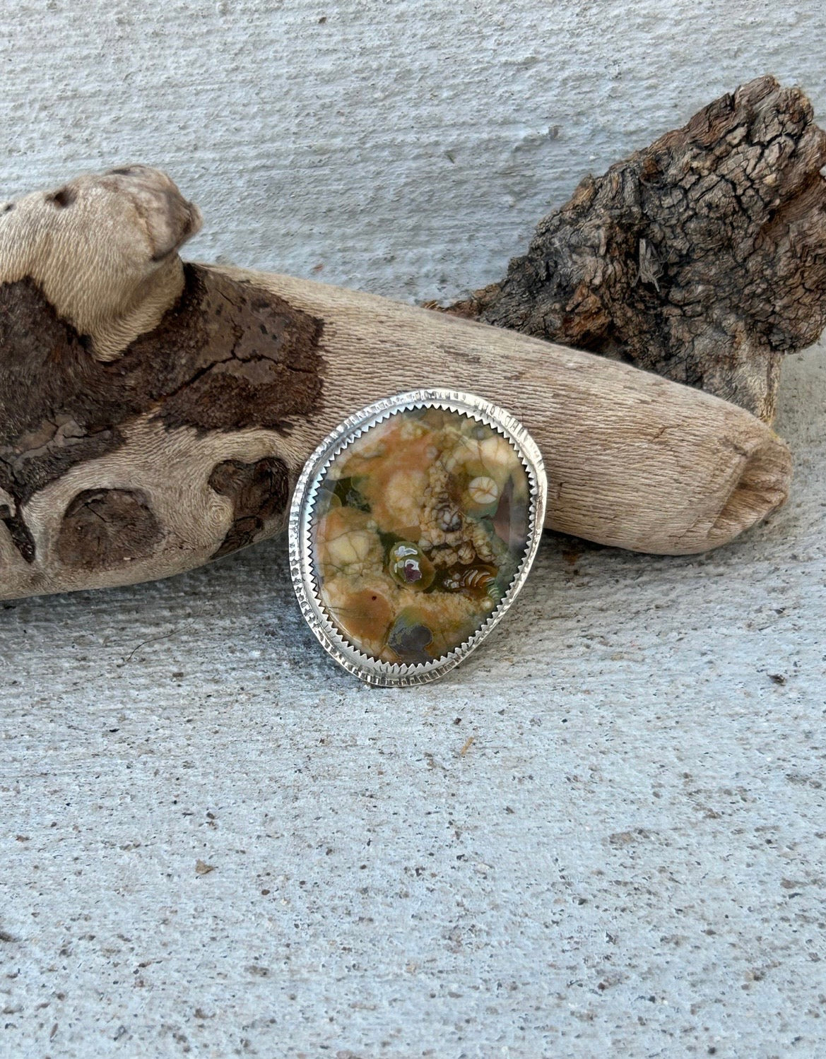 Rainforest Jasper Ring
