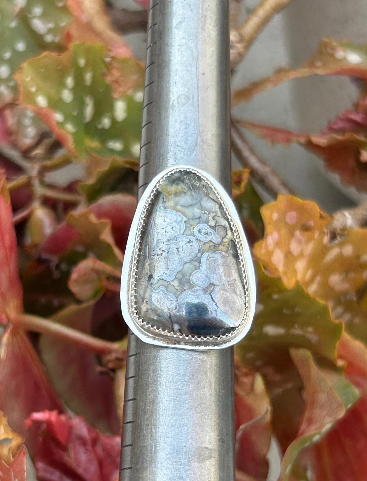 Natural Silver Ring