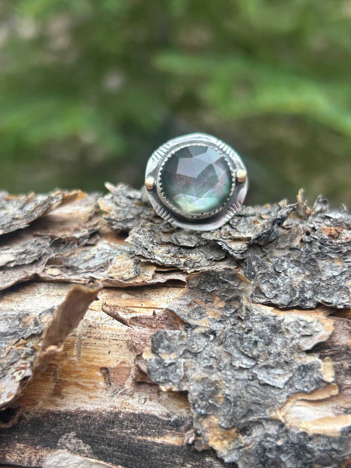 Tahitian Mother of Pearl Ring.