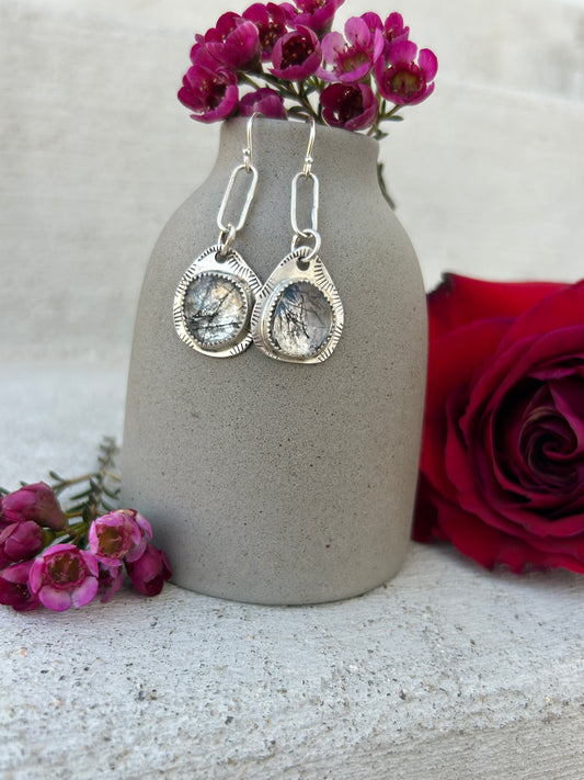 Rutilated Quartz Drops