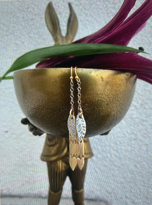 Silver & Brass Earrings