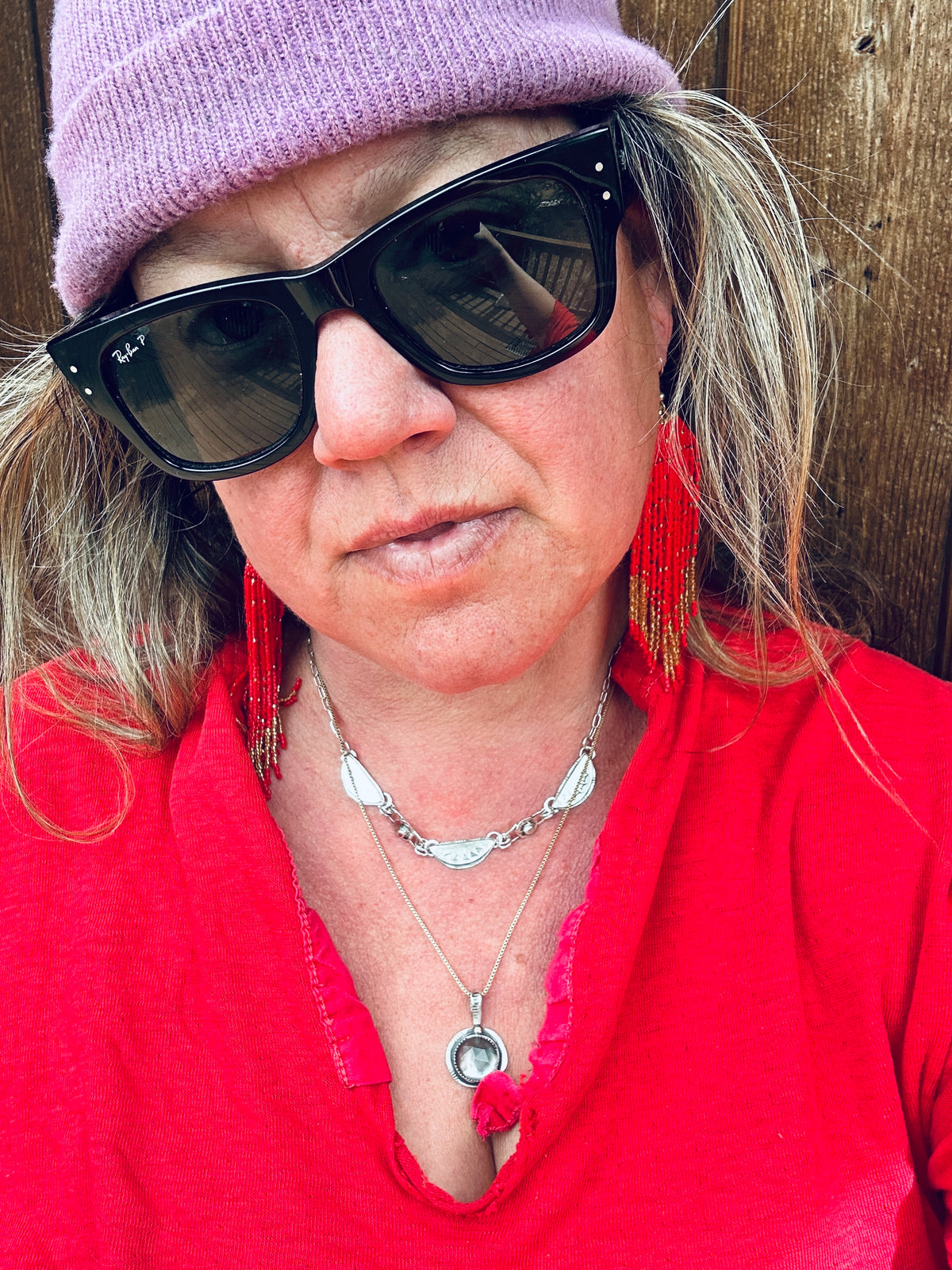 Tahitian Mother of Pearl & 14k Necklace