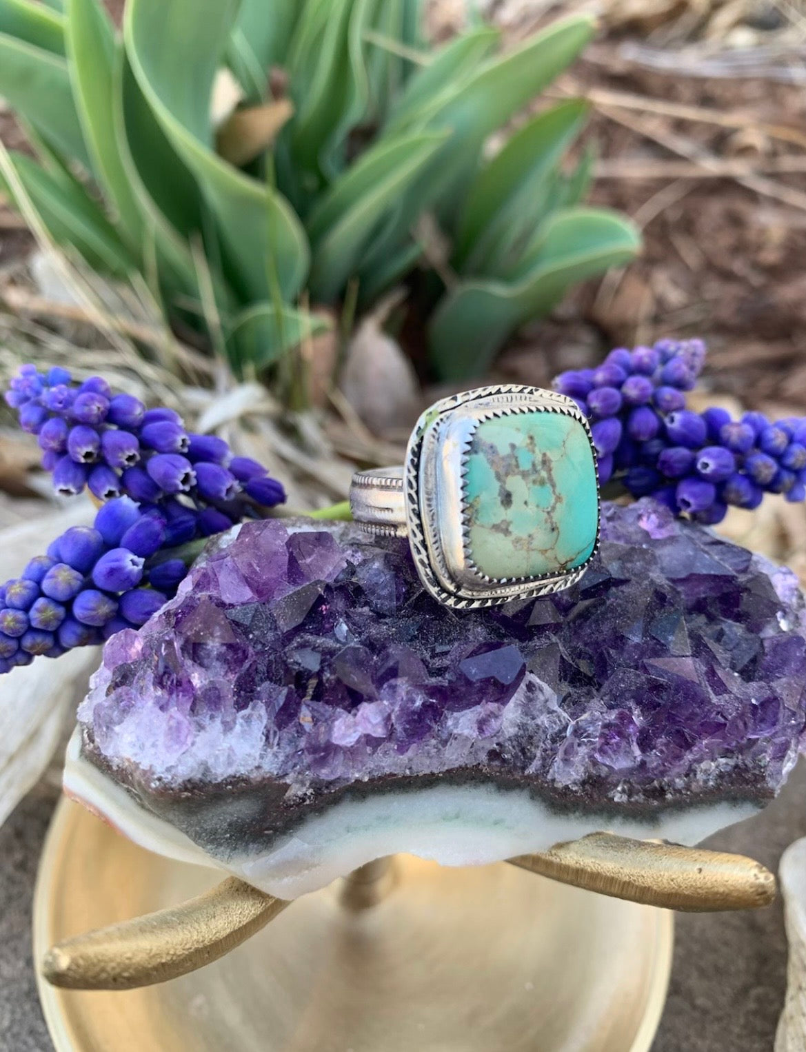 Royston Turquoise & Grape Hyacinth