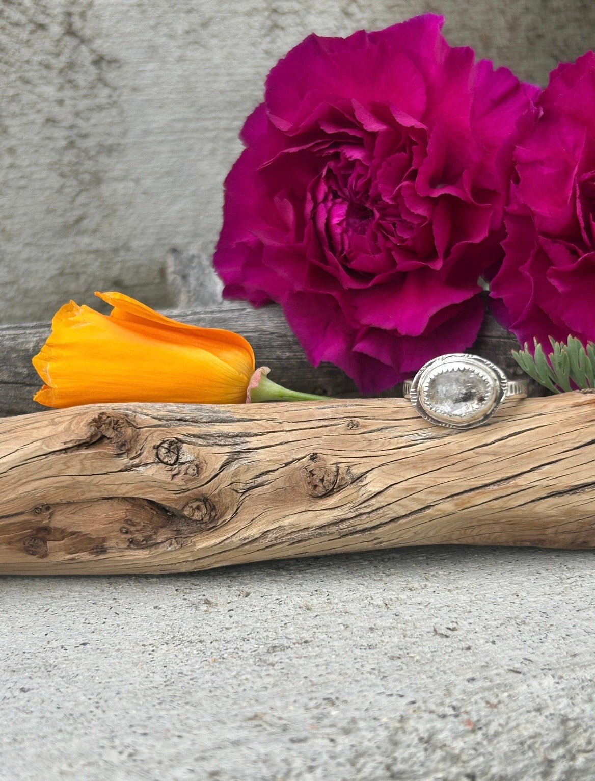 Herkimer Diamond Ring