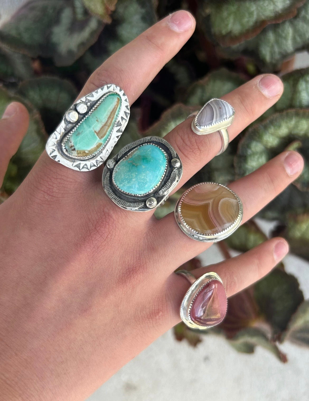 Mookaite Jasper Ring