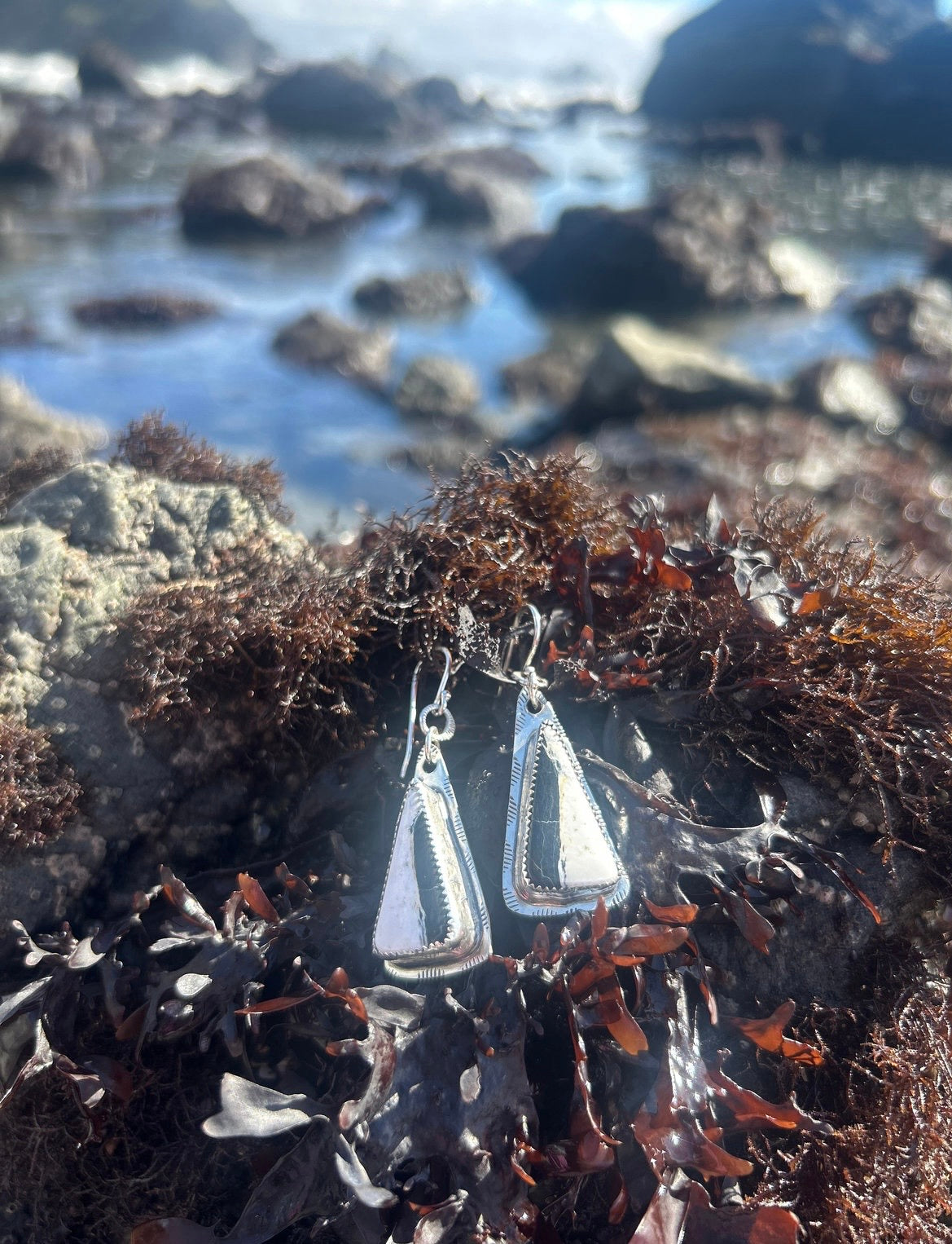 White Buffalo Earrings