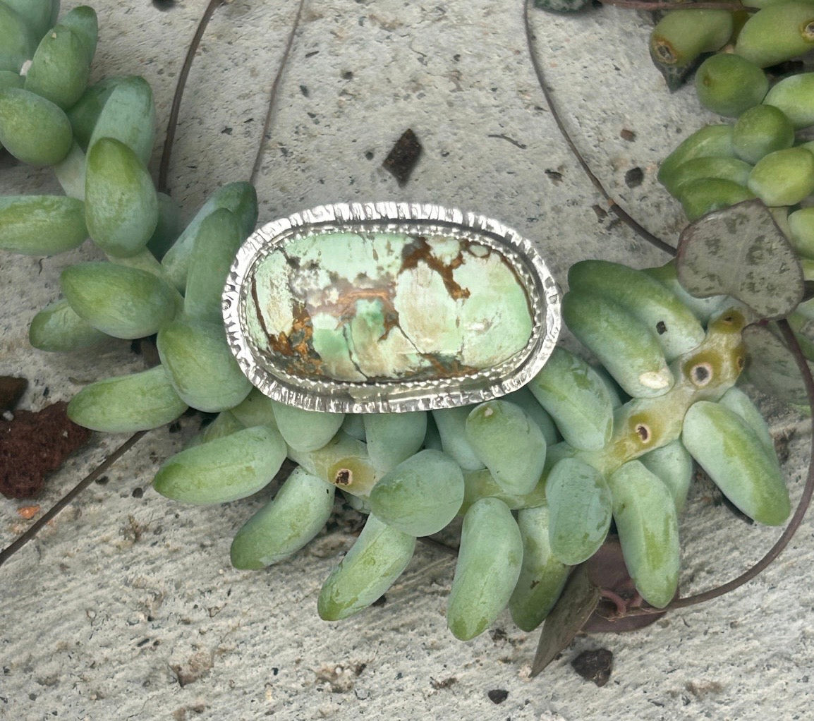 Horizontal Variscite Ring