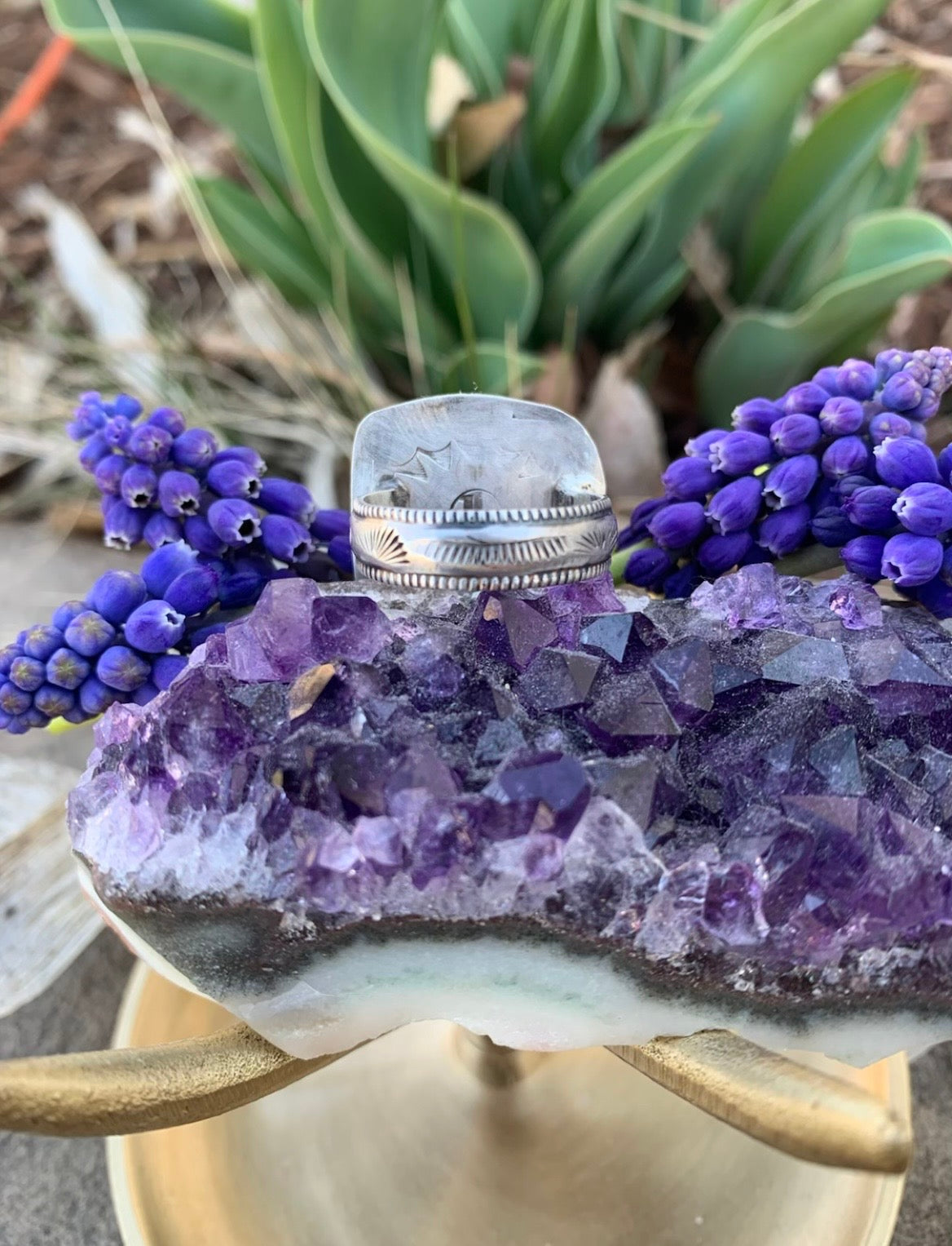 Royston Turquoise & Grape Hyacinth