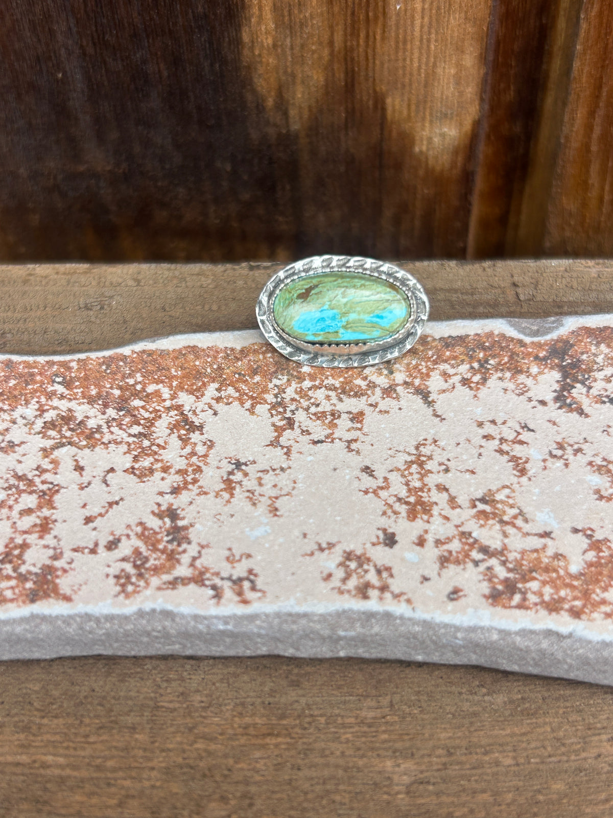 Horizontal Turquoise Ring