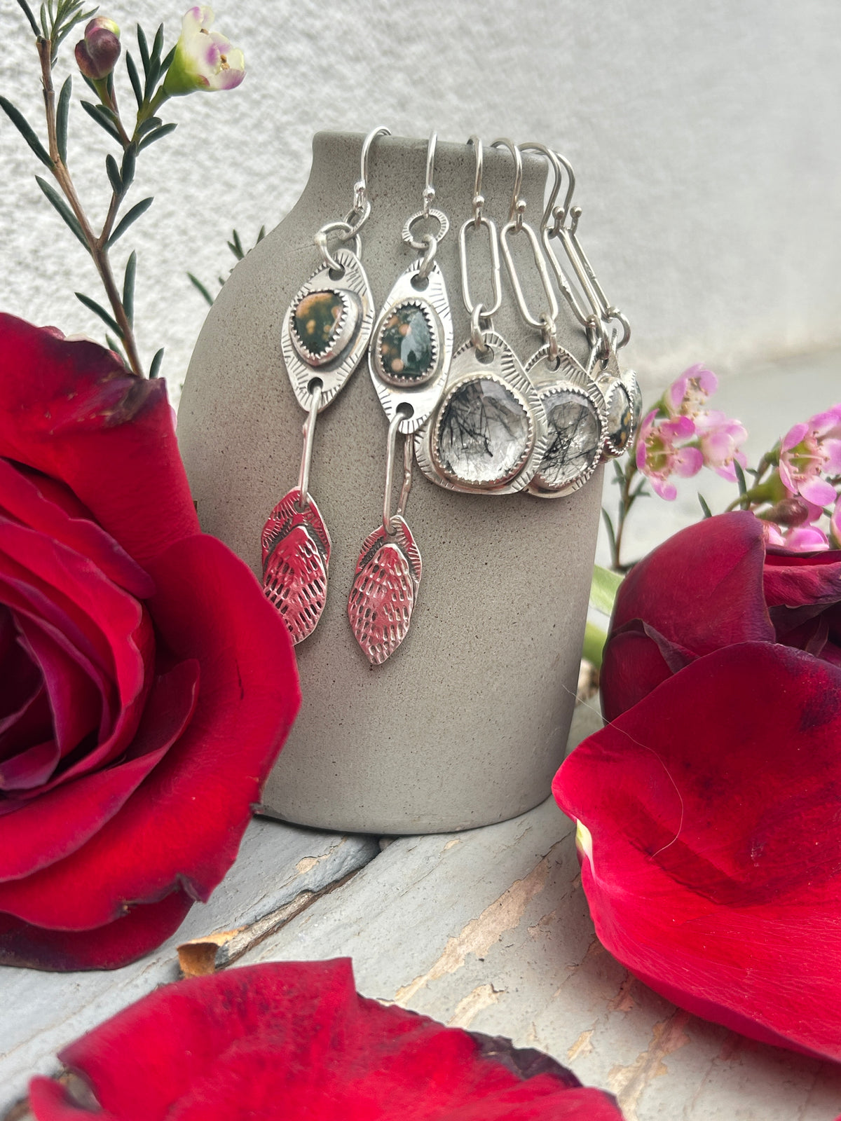 Rutilated Quartz Drops