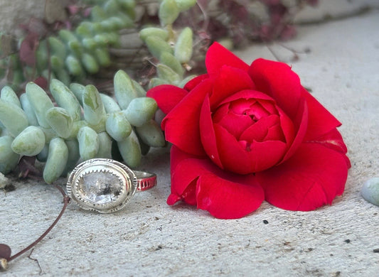 Herkimer Diamond Ring