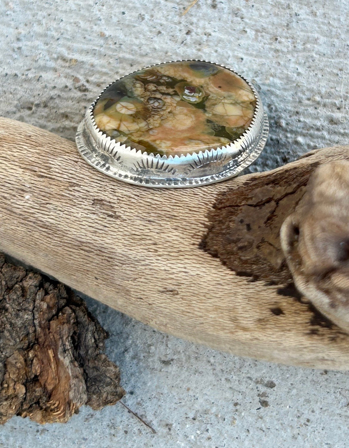 Rainforest Jasper Ring