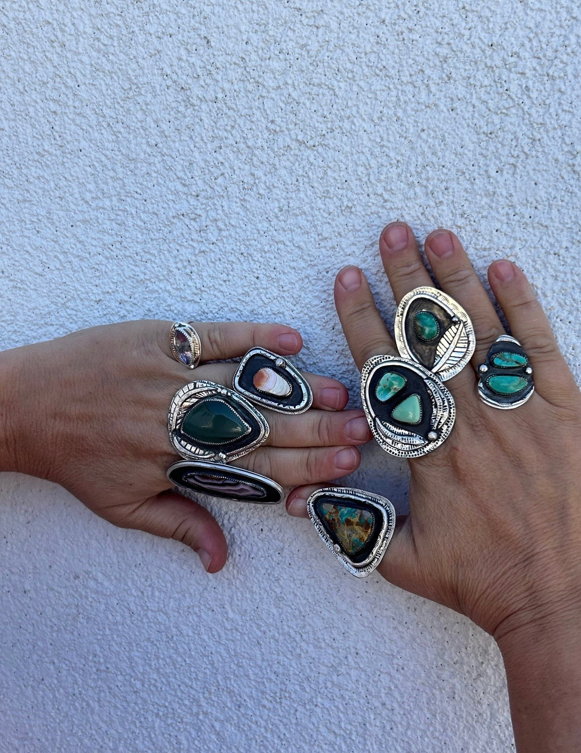Double Turquoise Ring