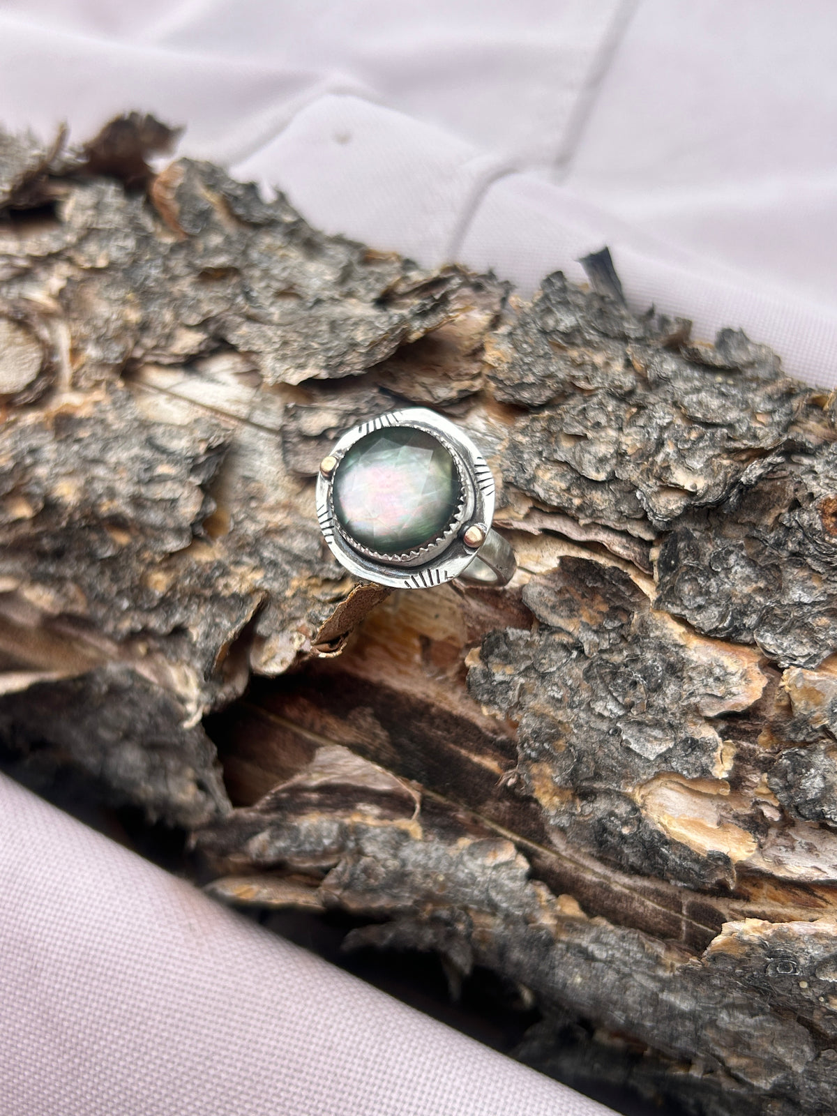 Tahitian Mother of Pearl Ring