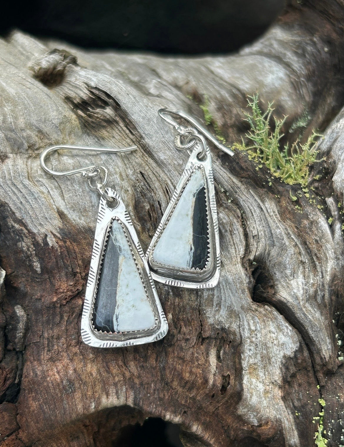 White Buffalo Earrings