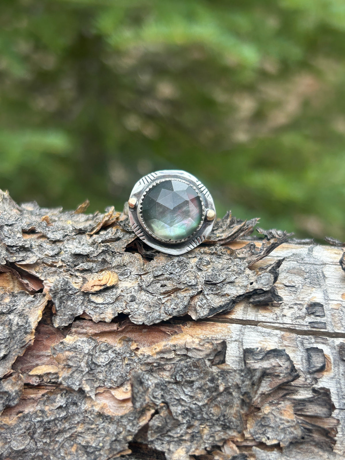 Tahitian Mother of Pearl Ring