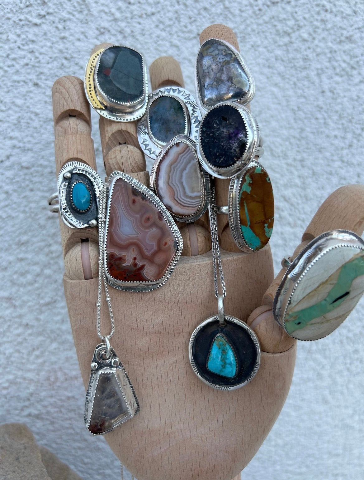 Natural Silver Ring