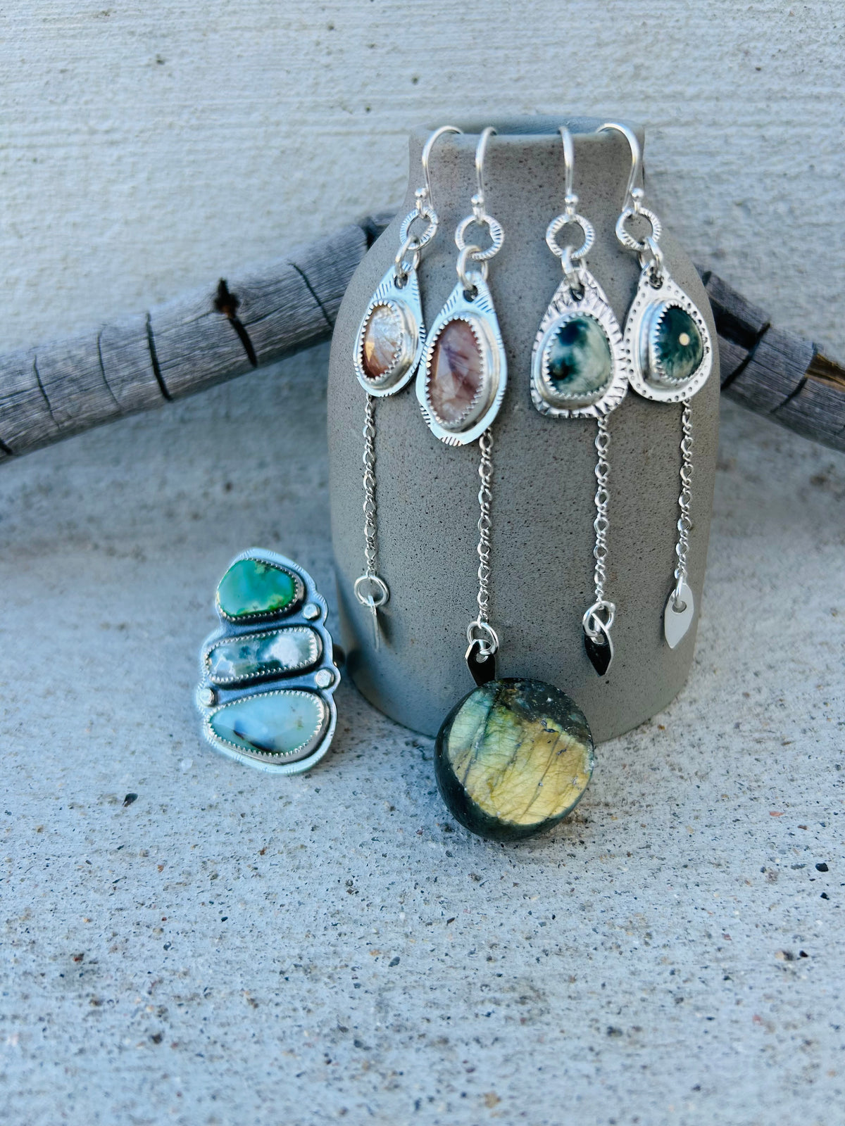 Ocean Jasper Earrings