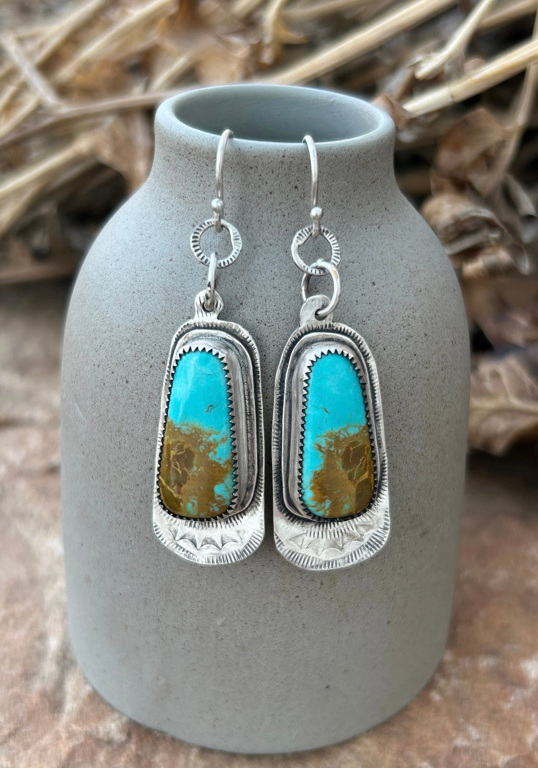 Tyrone Turquoise Earrings