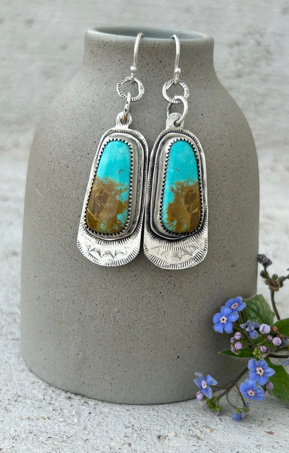 Tyrone Turquoise Earrings