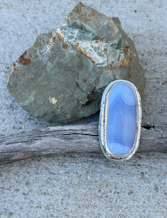 Blue Lace Agate Ring