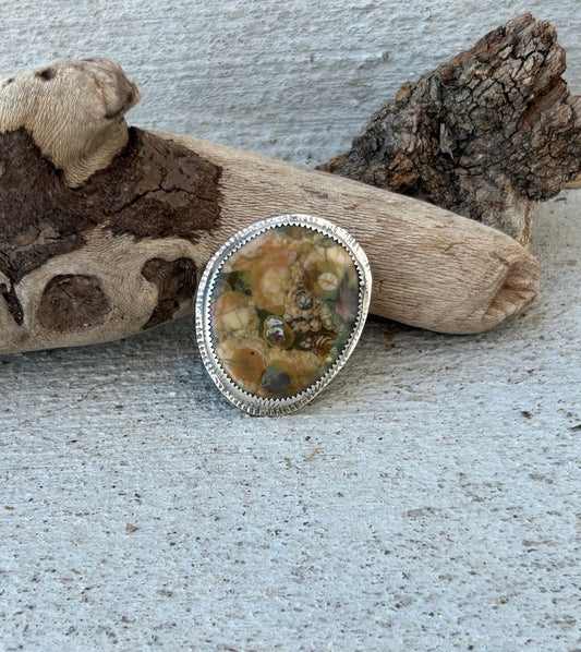 Rainforest Jasper Ring