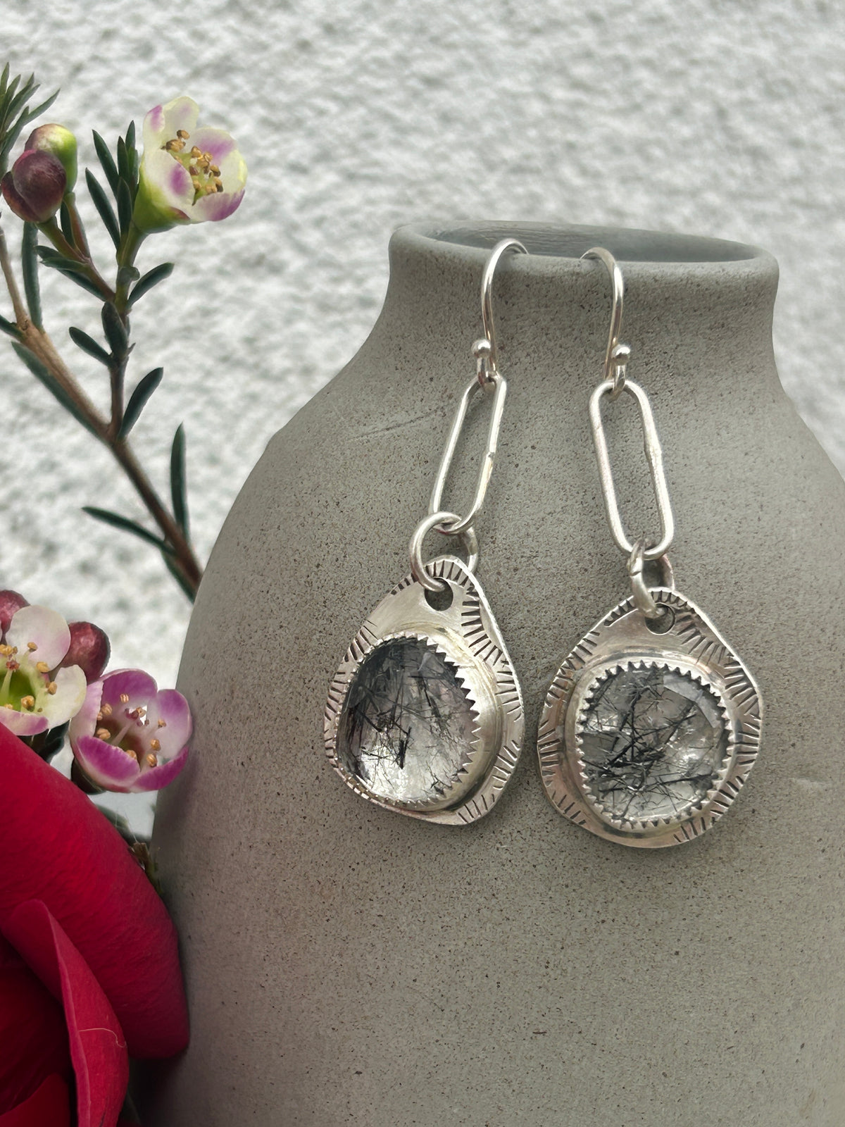 Rutilated Quartz Drops