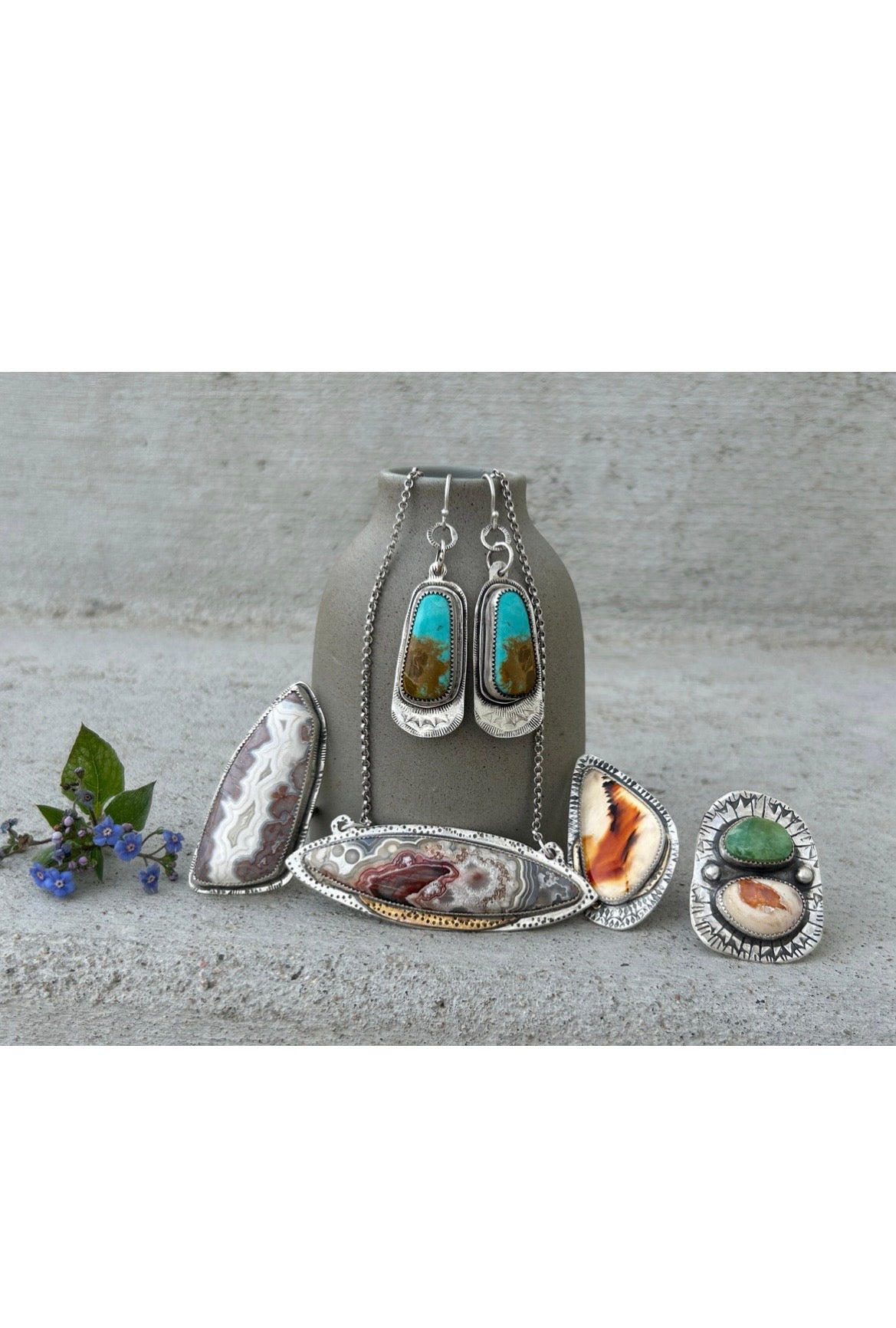 Tyrone Turquoise Earrings