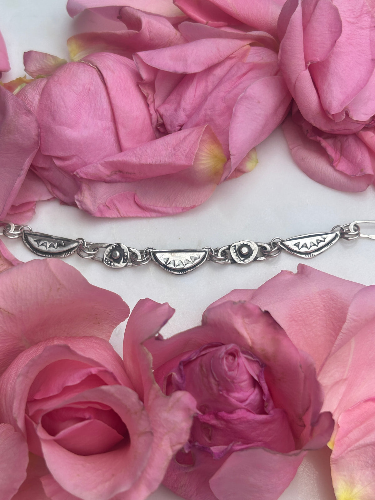 Sterling Silver Bib Necklace
