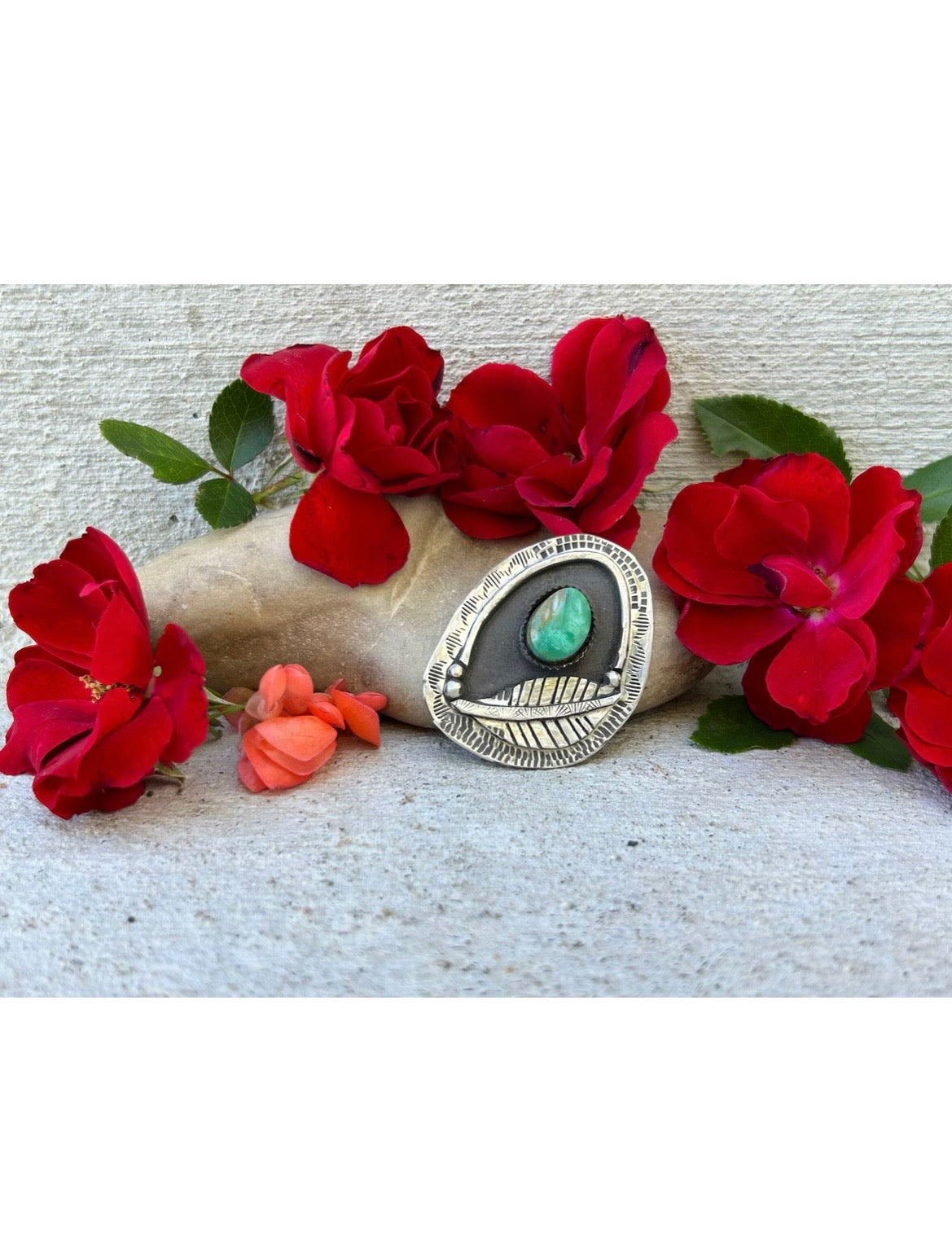 Royston Turquoise Shadowbox Ring