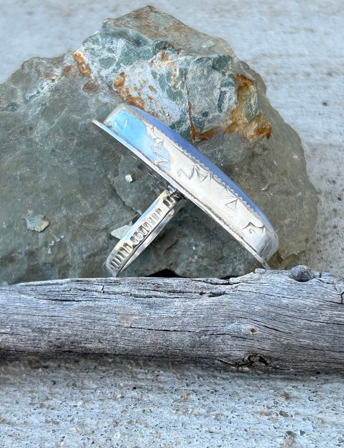 Blue Lace Agate Ring