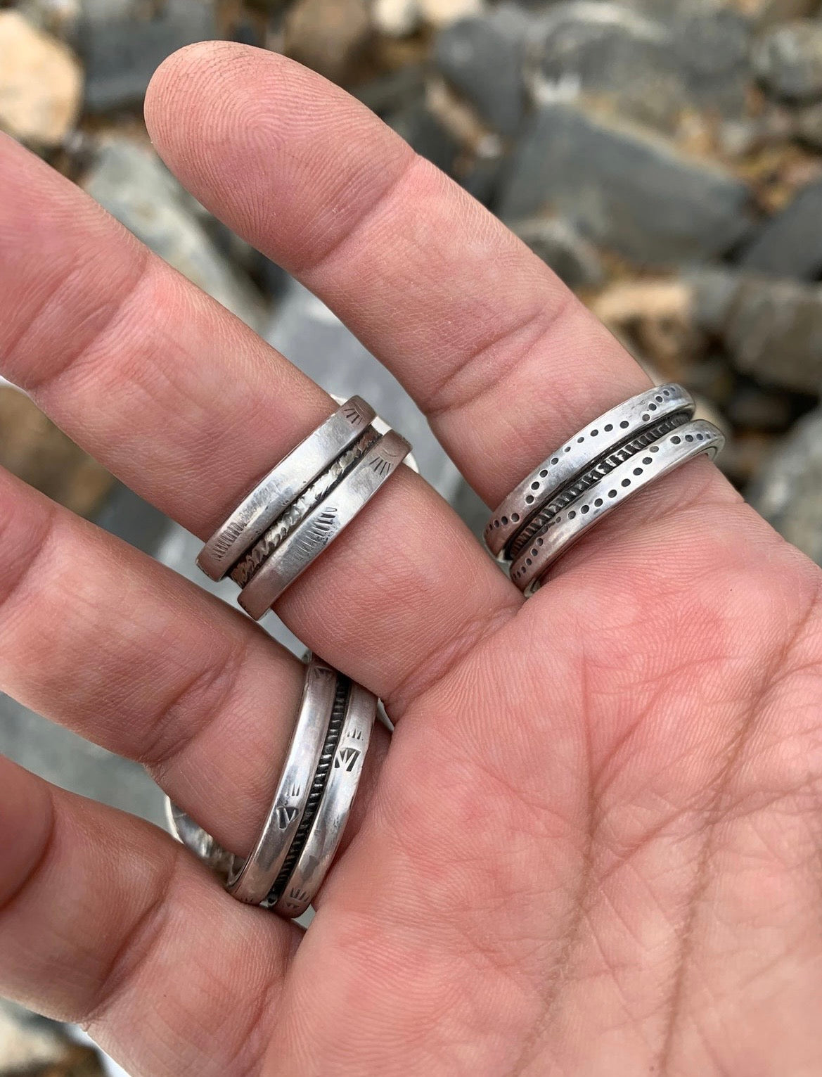Men’s Crazy Lace Agate Ring.