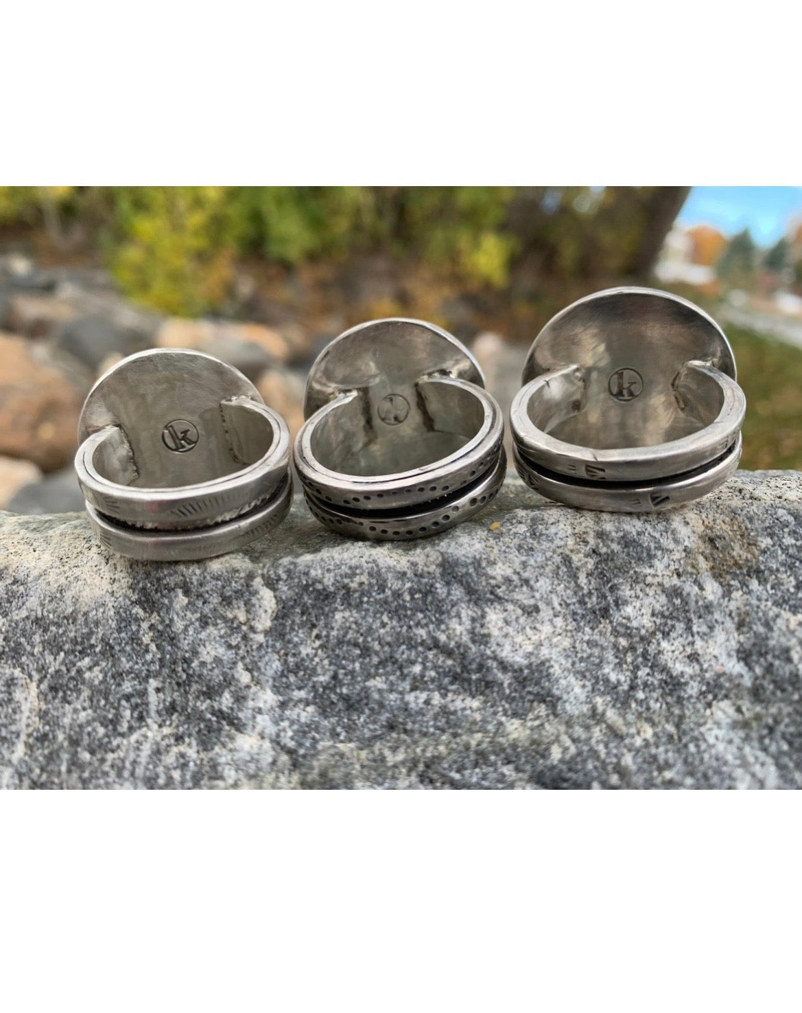 Men’s Crazy Lace Agate Ring.
