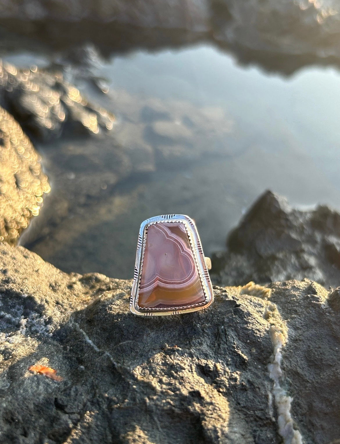 Laguna Agate Ring