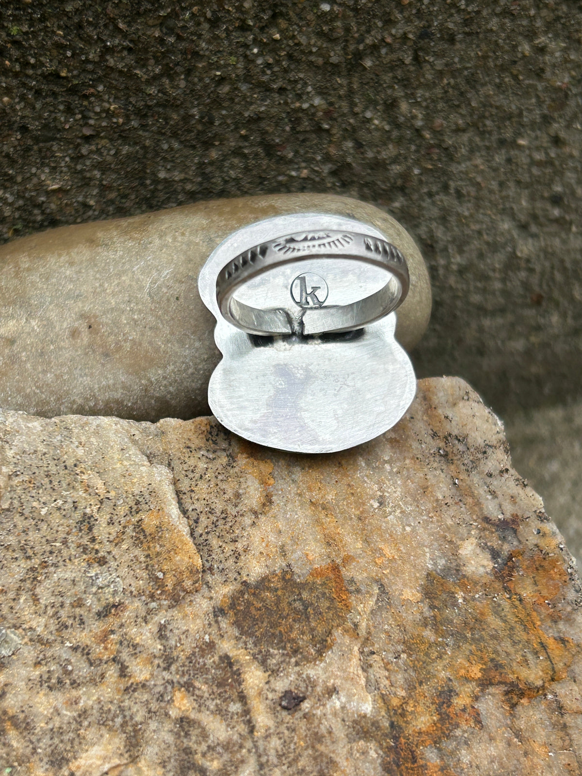 Crazy Lace Agate Gold & Silver Ring