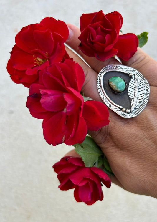 Royston Turquoise Shadowbox Ring