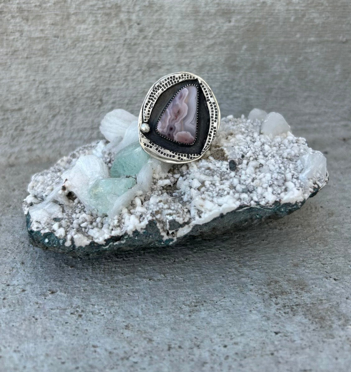 Laguna Agate Ring