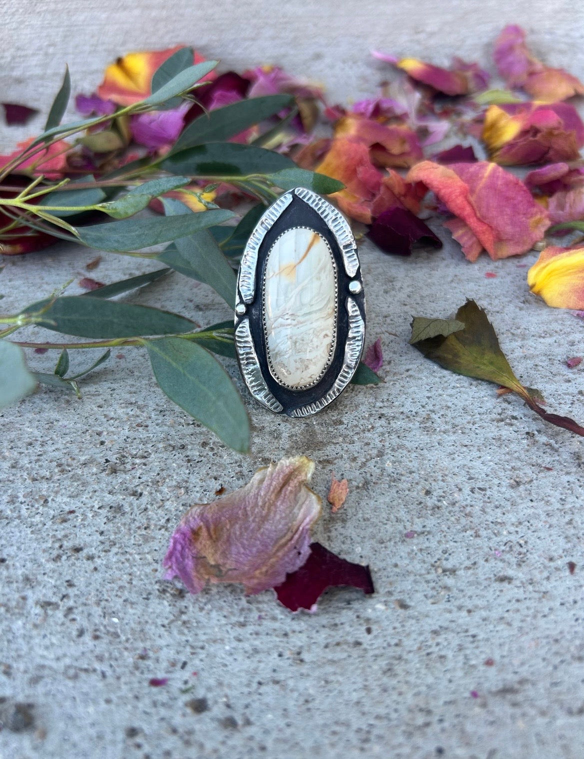 Willow Creek Jasper Shadowbox Ring