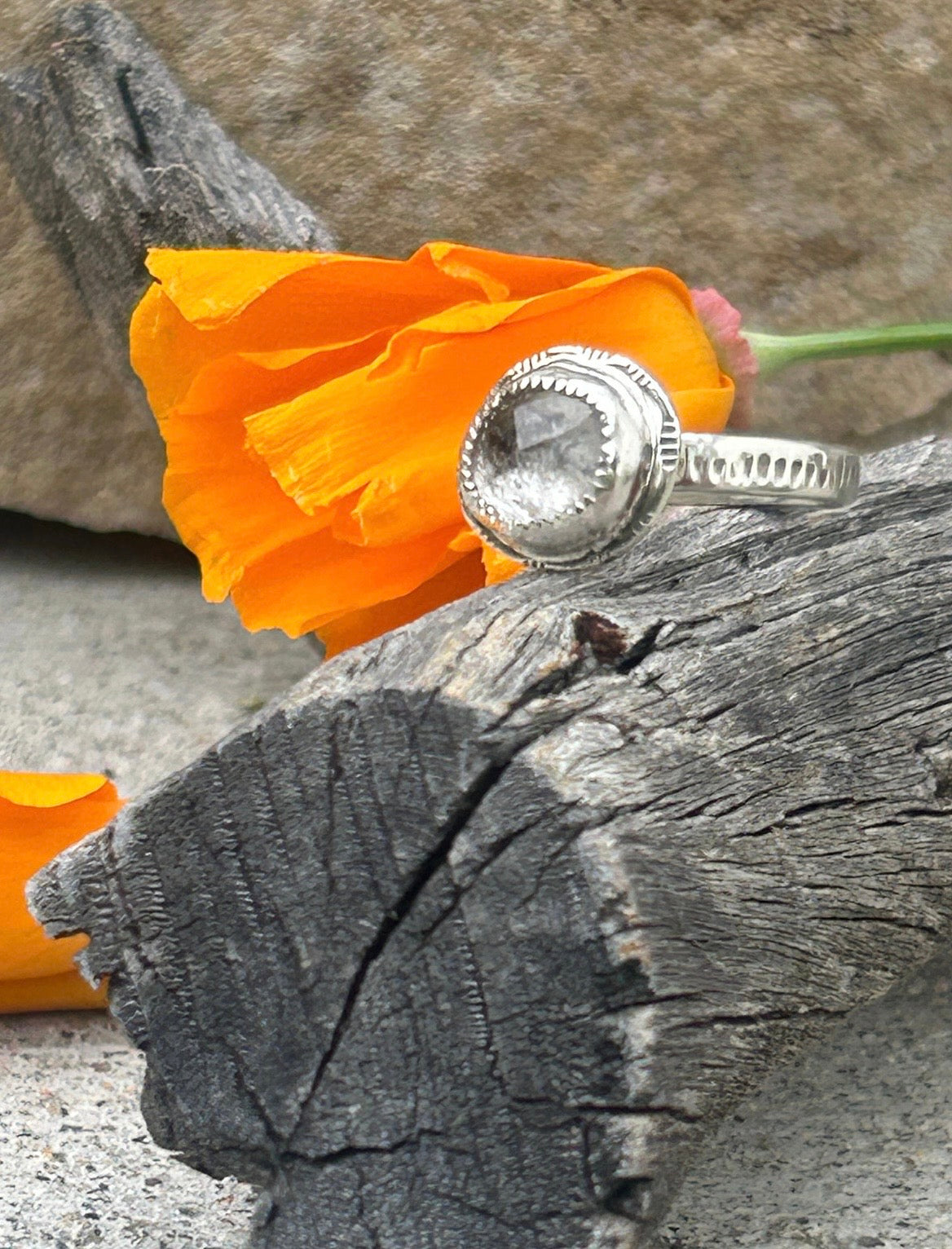 Herkimer Diamond Ring