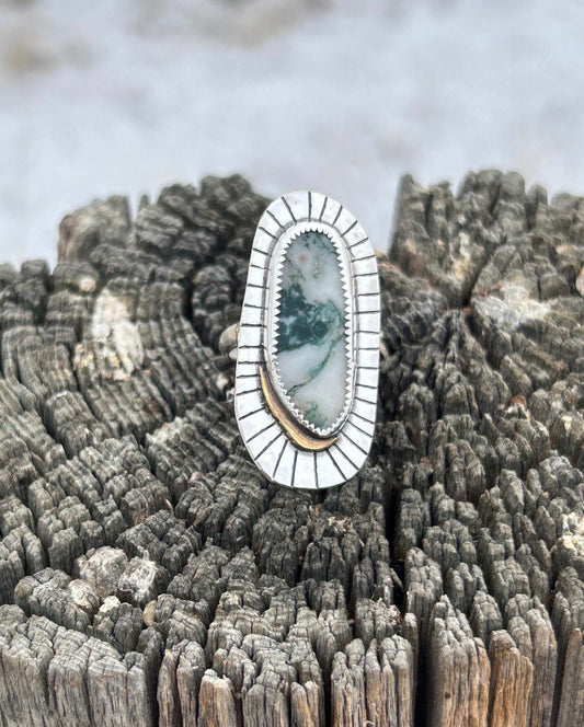 Tree Agate Ring
