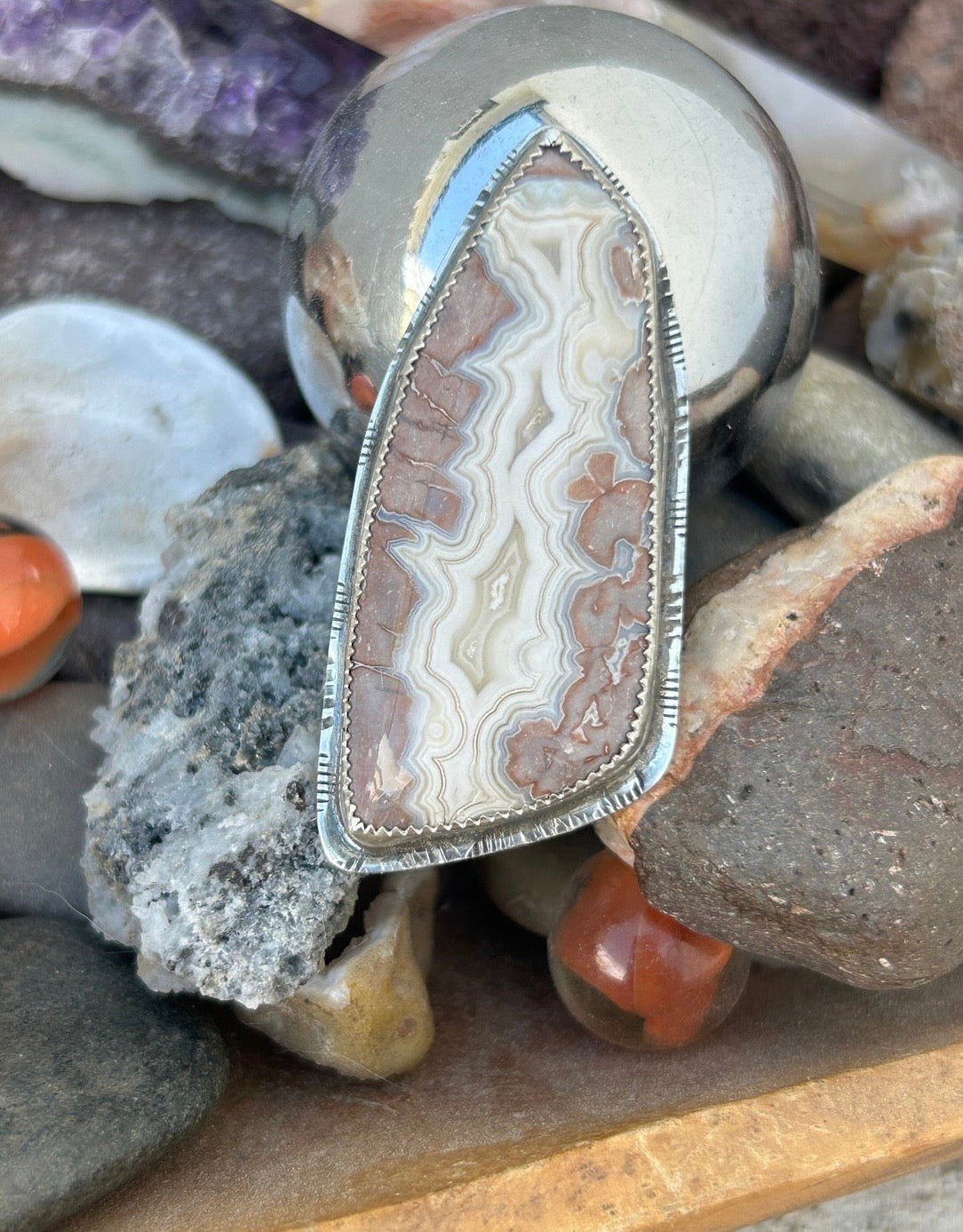Mexican Crazy Lace Ring
