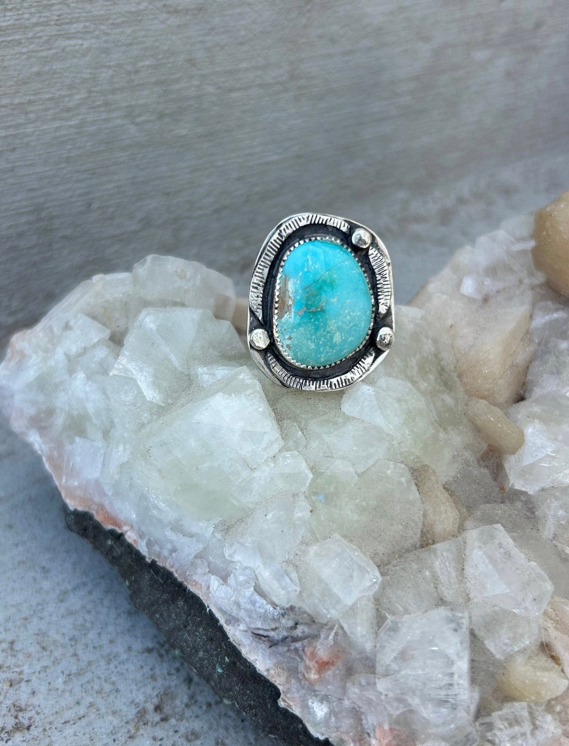 Arizona Turquoise Shadowbox Ring