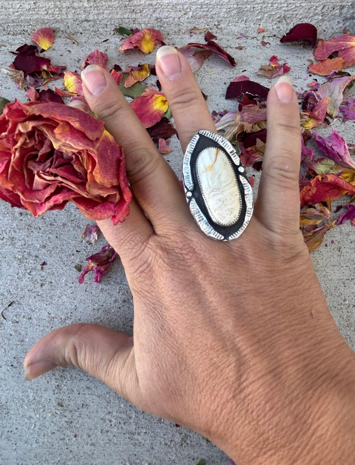 Willow Creek Jasper Shadowbox Ring